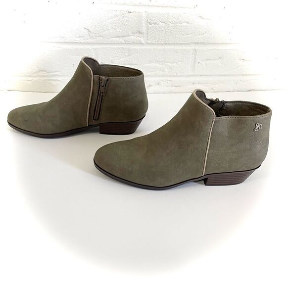 🚨4/$25 Sam Edelman Petty Bootie Taupe Ankle Boots Size 4 - Picture 8 of 8